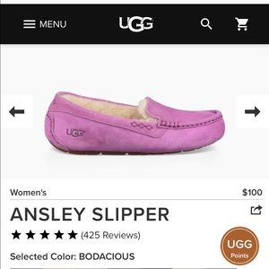 UGG slippers size 8 GUC